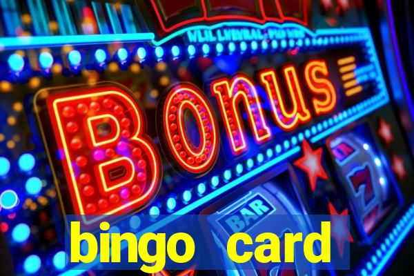 bingo card generator with pictures